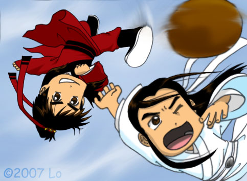 [贴图][插图]湘境轶事之蹴鞠记(作者:afie 图:Lo)